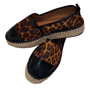 Asos Leopard Espadrilles Size 8W